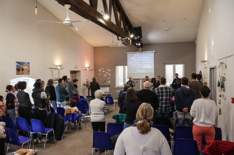 Culte du dimanche à l'église évangélique du Drac, Grenoble